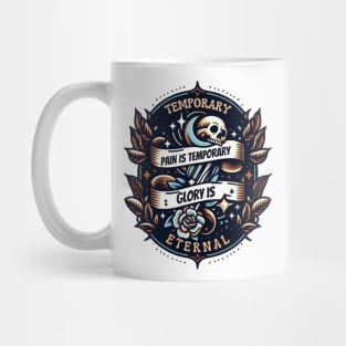 Pain and glory quote for gladiators Mug